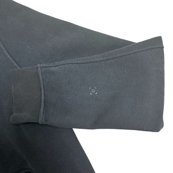 Lululemon Women's Size Medium Black Full Zip Double Zipper Hoodie W/ Pockets - Picture 2 of 12
